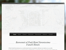 Tablet Screenshot of parkhotelserenissima.com
